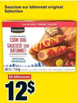 Super C Saucisse sur bâtonnet original Selection offer