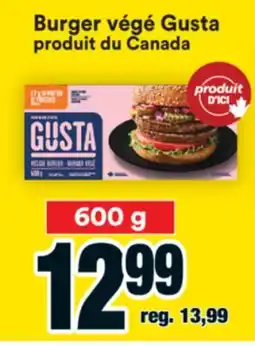 Super C Burger végé Gusta offer