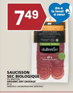 Rachelle-Bery Grocery DU BRETON ORGANIC DRY SAUSAGE offer