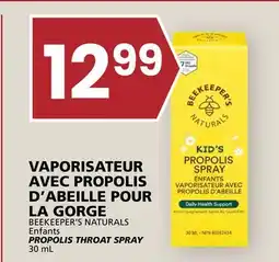 Rachelle-Bery Grocery BEEKEEPER'S NATURALS Enfants PROPOLIS THROAT SPRAY offer