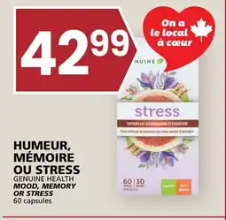 Rachelle-Bery Grocery GENUINE HEALTH MOOD, MEMORY OR STRESS offer