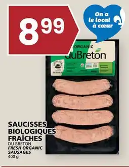 Rachelle-Bery Grocery DU BRETON FRESH ORGANIC SAUSAGES offer