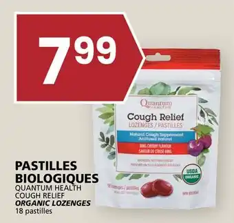 Rachelle-Bery Grocery QUANTUM HEALTH COUGH RELIEF ORGANIC LOZENGES offer