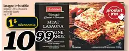 Marché Richelieu LASAGNE IRRÉSISTIBLE | IRRÉSISTIBLE LASAGNA offer