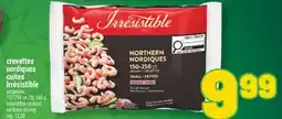 Marché Richelieu CREVETTES NORDIQUES CUITES IRRÉSISTIBLE | IRRÉSISTIBLE COOKED NORTHERN SHRIMP offer