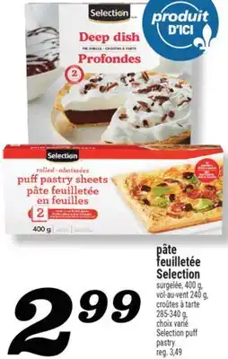 Marché Richelieu PÂTE FEUILLETÉE SELECTION | SELECTION PUFF PASTRY offer