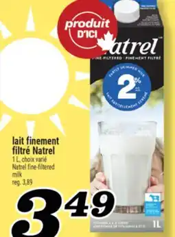 Marché Richelieu LAIT FINEMENT FILTRÉ NATREL | NATREL FINE-FILTERED MILK offer