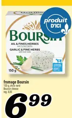 Marché Richelieu FROMAGE BOURSIN | BOURSIN CHEESE offer