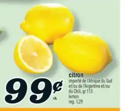 Marché Richelieu CITRON | LEMON offer