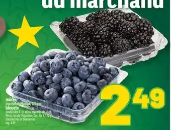 Marché Richelieu MÛRES | BLACKBERRIES offer