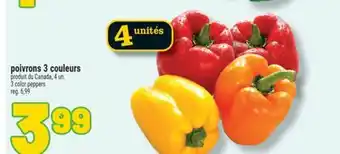 Marché Richelieu POIVRONS 3 COULEURS | 3 COLOR PEPPERS offer