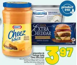 Marché Richelieu PRÉPARATION DE FROMAGE FONDU CHEEZ WHIZ KRAFT | KRAFT CHEEZ WHIZ PROCESS CHEESE SPREAD offer