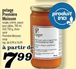 Marché Richelieu POTAGE PREMIÈRE MOISSON | PREMIÈRE MOISSON SOUP offer