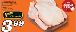 Marché Richelieu POULET ENTIER FRAIS | FRESH WHOLE CHICKEN offer