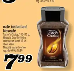 Marché Richelieu CAFÉ INSTANTANÉ NESCAFÉ | NESCAFÉ INSTANT COFFEE offer
