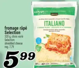 Marché Richelieu FROMAGE RÂPÉ SELECTION | SELECTION SHREDDED CHEESE offer