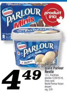 Marché Richelieu DESSERT GLACÉ PARLOUR NESTLÉ | NESTLÉ PARLOUR FROZEN DESSERT offer