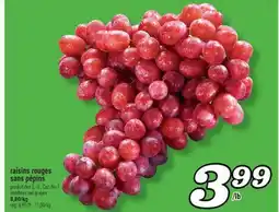 Marché Richelieu RAISINS ROUGES SANS PÉPINS | SEEDLESS RED GRAPES offer