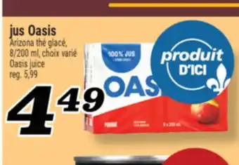 Marché Richelieu JUS OASIS | OASIS JUICE offer