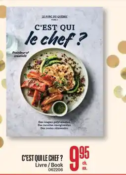 Jean Coutu C'EST QUI LE CHEF? Book offer