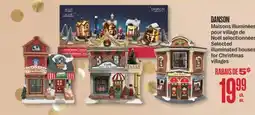 Jean Coutu DANSON Selected illuminated houses for Christmas villages offer