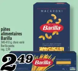 Marché Richelieu PÂTES ALIMENTAIRES BARILLA | BARILLA PASTA offer