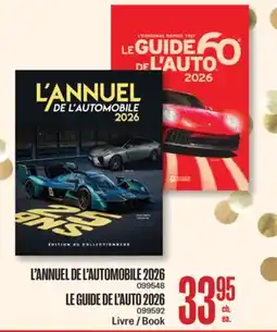 Jean Coutu L'ANNUEL DE L'AUTOMOBILE 2026, LE GUIDE DE L'AUTO 2026 Book offer
