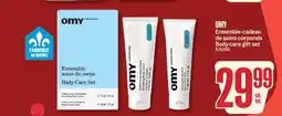 Jean Coutu OMY Body care gift set offer
