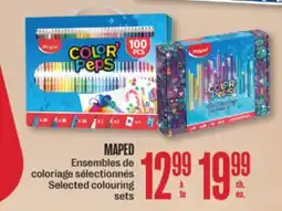 Jean Coutu MAPED Selected colouring sets offer
