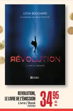 Jean Coutu REVOLUTION, LE LIVRE DE L'ÉMISSION Book offer