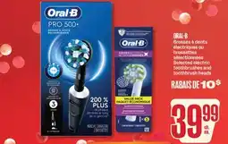 Jean Coutu ORAL-B Selected electric toothbrushes and toothbrush heads offer
