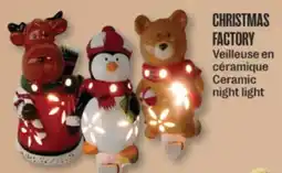Jean Coutu CHRISTMAS FACTORY Ceramic night light offer