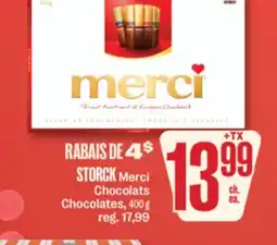 Jean Coutu STORCK Merci Chocolates offer