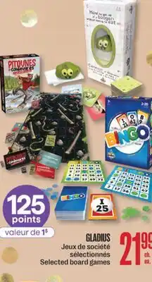 Jean Coutu GLADIUS Selected board games offer