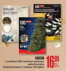 Jean Coutu DANSON Selected indoor / outdoor LED lights offer