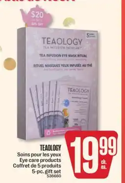 Jean Coutu TEAOLOGY Eye care products 5-pc. gift set offer