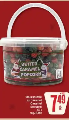 Jean Coutu Caramel popcorn offer