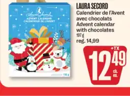 Jean Coutu LAURA SECORD Advent calendar with chocolates offer