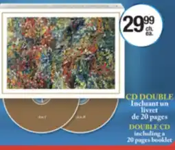 Jean Coutu DOUBLE CD including a 20 pages booklet offer