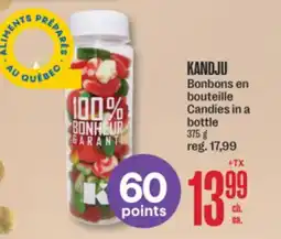 Jean Coutu KANDJU Candies in a bottle offer
