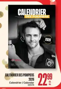 Jean Coutu CALENDRIER DES POMPIERS 2026 Calendar offer