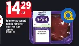 Maxi FOIE DE VEAU TRANCHÉ FAMILLE FONTAINE | SLICED VEAL LIVER offer
