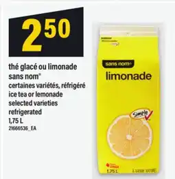 Maxi THÉ GLACÉ OU LIMONADE SANS NOM | ICE TEA OR LEMONADE, 1,75 L offer