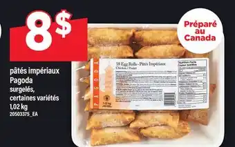 Maxi PÂTÉS IMPÉRIAUX PAGODA, 1,02 KG offer