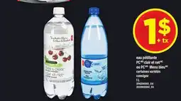 Maxi EAU PÉTILLANTE PC CLAIR ET NET OU PC MENU BLEU, 1 L offer