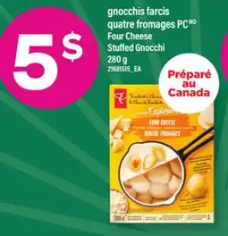 Maxi GNOCCHIS FARCIS QUATRE FROMAGES PC | FOUR CHEESE STUFFED GNOCCHI, 280 G offer