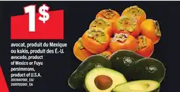 Maxi AVOCAT OU KAKIS | AVOCADO OR FUYU PERSIMMONS offer
