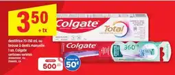 Maxi DENTIFRICE, 70-150 ML OU BROSSE À DENTS MANUELLE, 1 UN. COLGATE offer