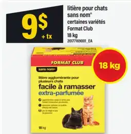 Maxi LITIÈRE POUR CHATS SANS NOM | FORMAT CLUB, 18 KG offer