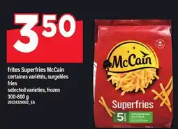Maxi FRITES SUPERFRIES MCCAIN | FRIES, 300-800 g offer